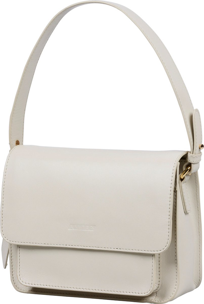 Salted Dames Schoudertasje - Glad VT Leer - Off White