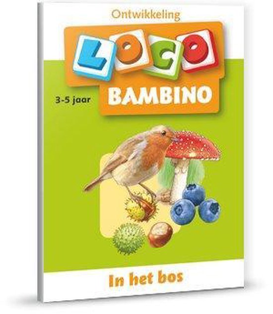 Thumbnail van een extra afbeelding van het spel Loco Bambino - Boekje - In het bos - 3/5 Jaar