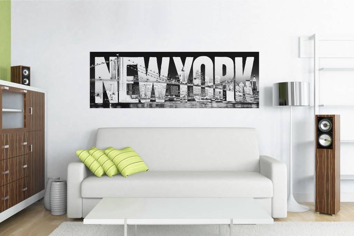 Reinders Poster New York in letters - Poster - 158 × 53 cm - no. 20341 | bol