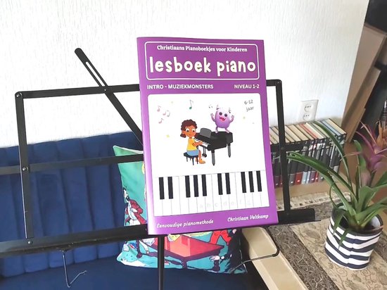 Piano lesboek 2 - Muziekmonsters - Niveau 1 tot 2 - 6 t/m 12 jaar