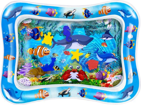 Frummel Waterspeelmat Baby – Watermat – Speelkleed – Opblaasbaar – Waterspeelgoed Baby - Kraamcadeau - Clownfish