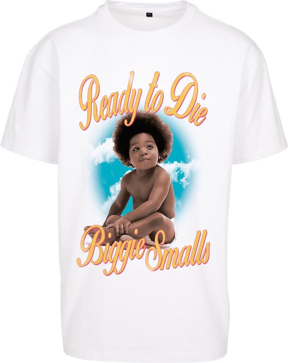 Mister Tee Biggie Smalls Biggie Baby Heren T-shirt XL Wit