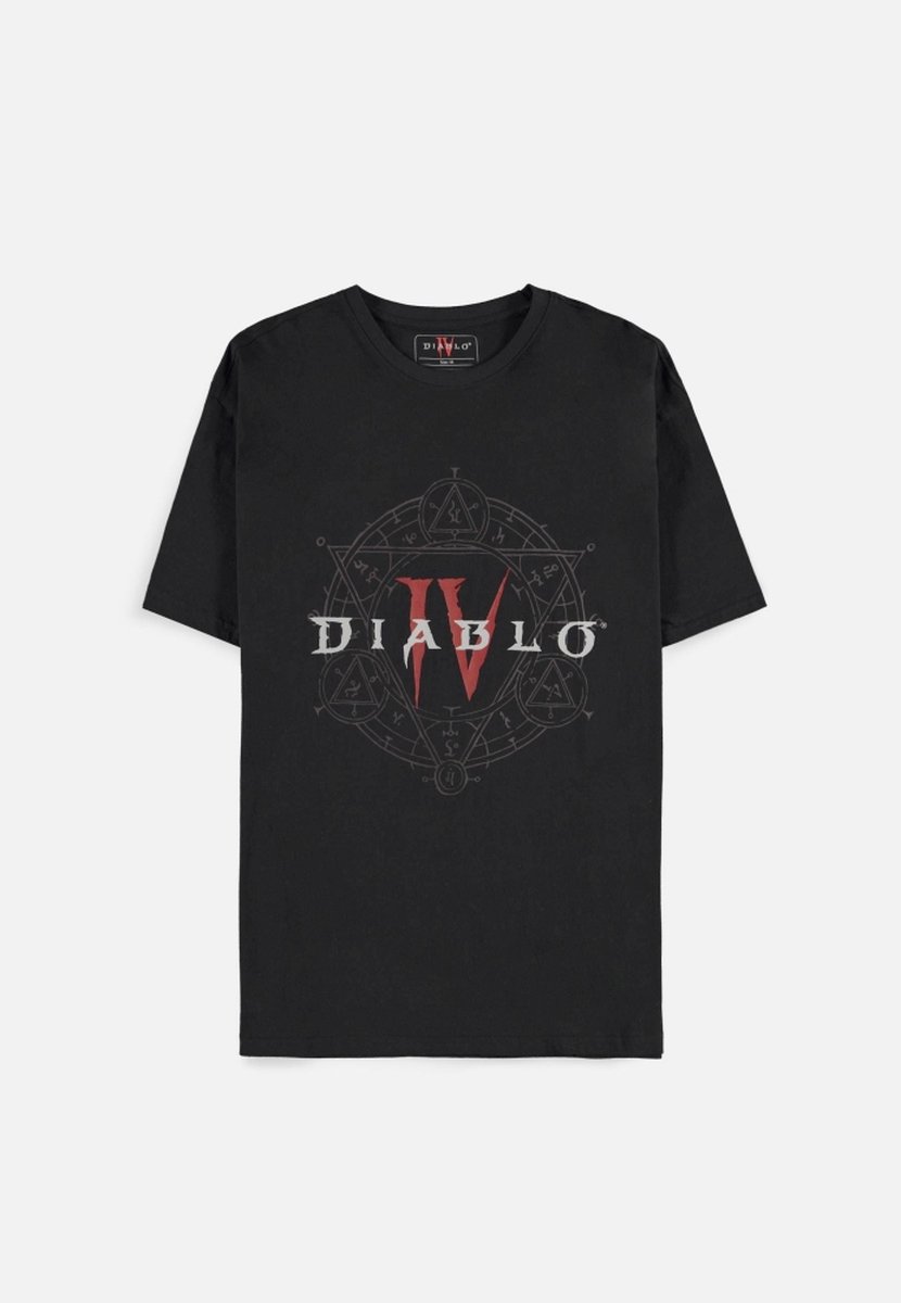 Diablo - Logo Heren T-shirt - S - Zwart