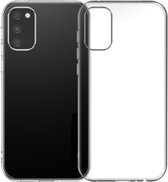 Hoesje Geschikt voor Samsung Galaxy A02S silicone back cover/Transparant hoesje