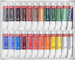 foto van Acrylverf - Set van 24 x 12ml tubes (Van Bleiswijck)