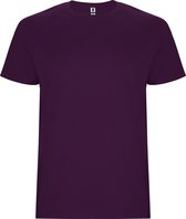 T-shirt unisex met korte mouwen 'Stafford' Paars - 9/10 jaar