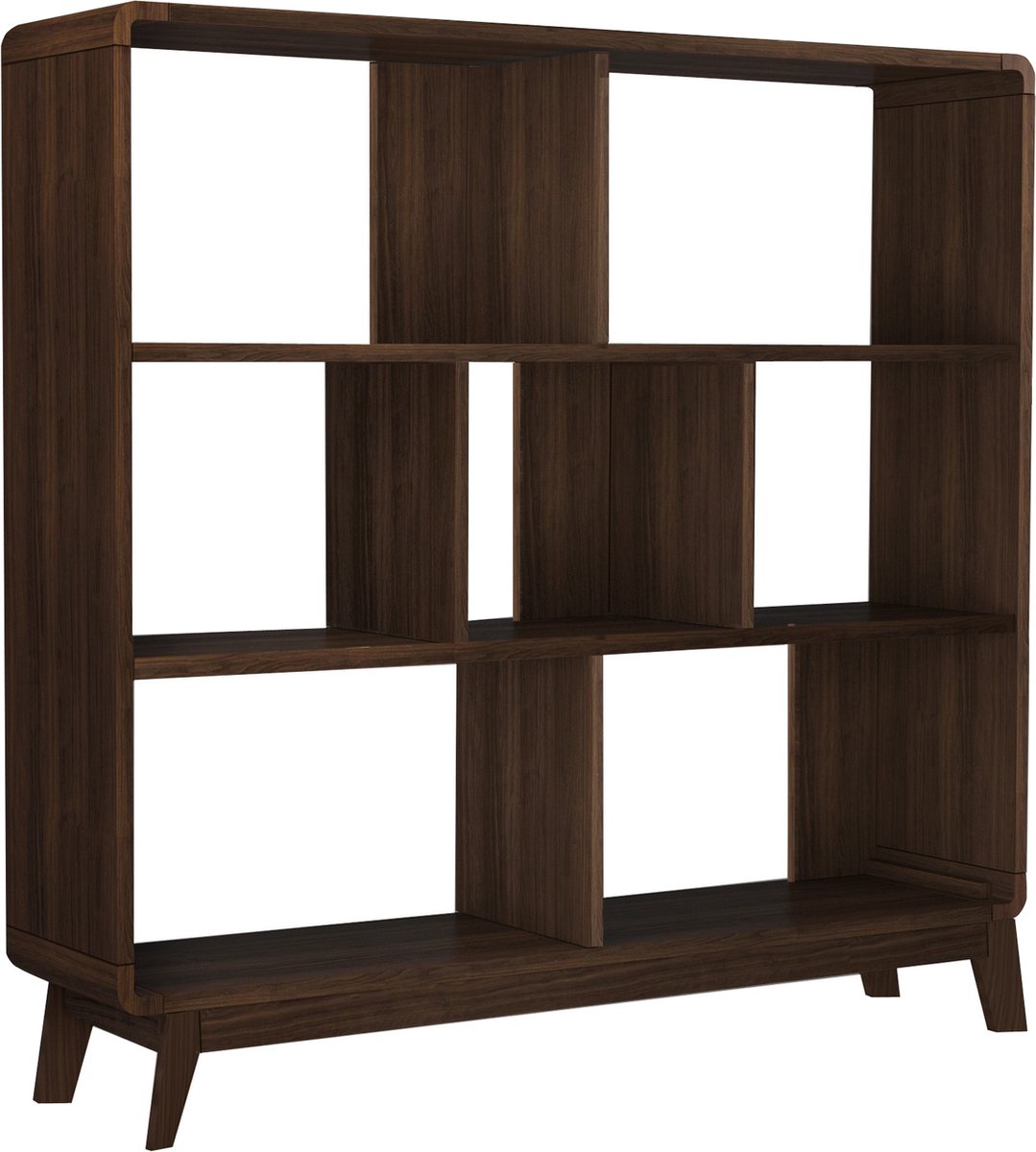 Cassie-Boekenkast - Walnootlook