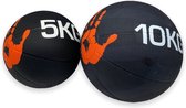 Padisport - Medicijnbal - Medicine Ball - Gewichtsbal - Medicijnbal Set 5 Kg - Gewichtsbal Set - Krachtbal Set - Krachtbal 10 Kg - Medicijnbal Set 5 En 10 Kg