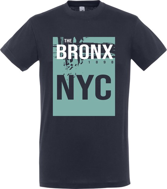 T-Shirt 359-08 Bronx NYC - Navy, 3xL