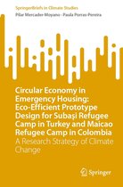 SpringerBriefs in Climate Studies - Circular Economy in Emergency Housing: Eco-Efficient Prototype Design for Subaşi Refugee Camp in Turkey and Maicao Refugee Camp in Colombia