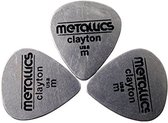 Clayton - Metallics - plectrum RVS 3 pack
