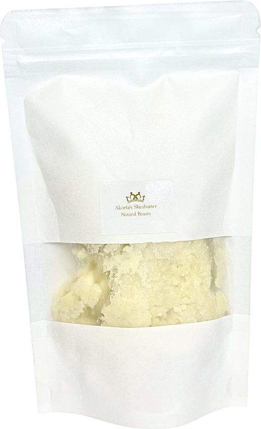 Foto: Biologische sheaboter huid en haar 100 gram koudgeperst ongeraffineerd shea butter shea boter refill