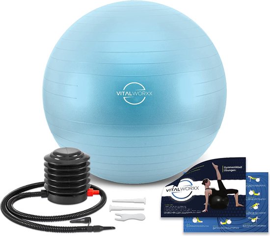 Ball d'exercice enceinte Ball de Yoga extrêmement stable Pezzi Ball 65 cm  avec pompe... | bol.com