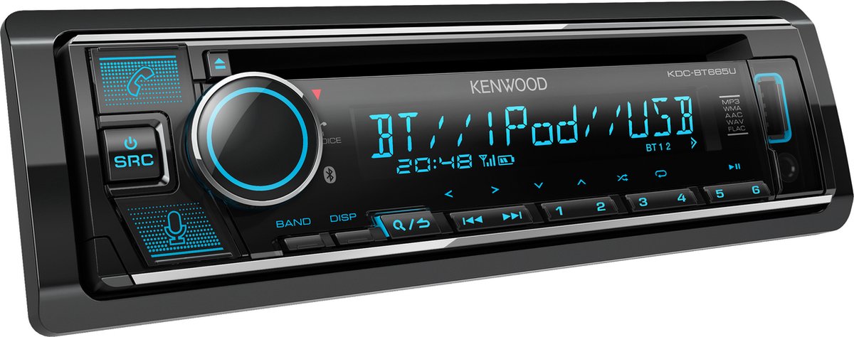 Kenwood KDC-BT665U Autoradio met Amazon Alexa voice service. – foto 2