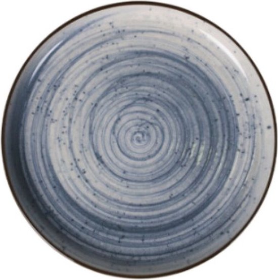 La Mediterránea Suppenteller 21cm 6-teilig - Bunte Fisch Design Teller Set