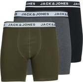 Jack&Jones Heren 3-Pack Briefs Kombu Green DGM Black M