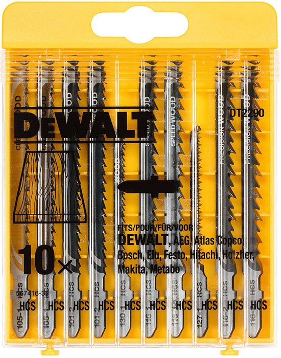 DeWalt decoupeerzaagbladen DT 2290