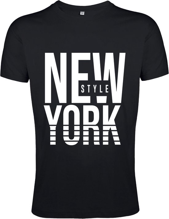 T-Shirt 359-97 New York - Zwart, 4xL