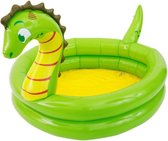 Opblaasbare kinderzwembad Dino groen- 164x133x93 cm - 2 rings vanaf 2 jaar