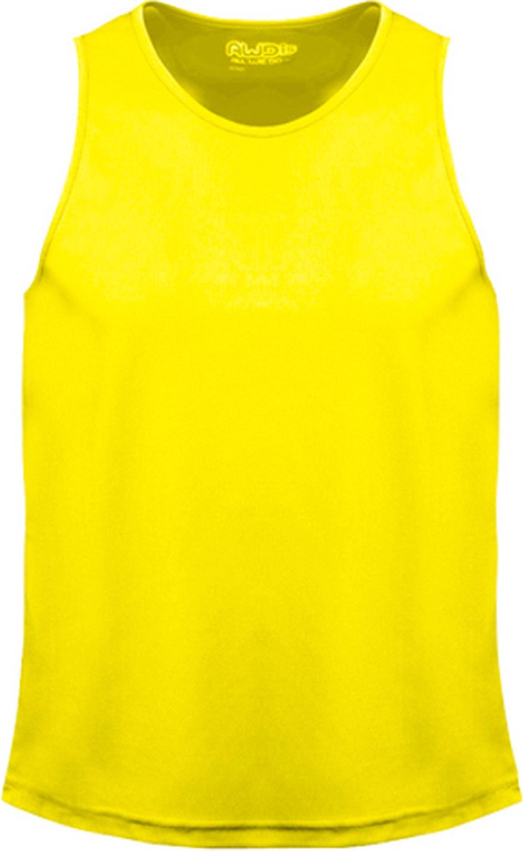 Heren tanktop 'Cool Vest' Sun Yellow - S