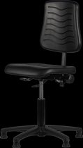Ergofy Werkstoel Polyurethaan Hoge Rugleuning - Zwart - Bureaustoel