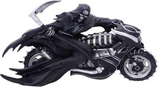 Nemesis Now Beeld/figuur You Can't Outrun the Reaper 22.5cm - Reaper op de Motor - James Ryman collection zeer gedetailleerd