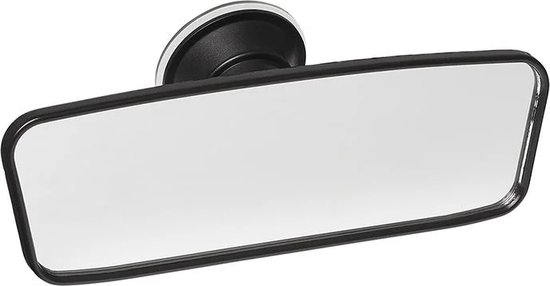 ProPlus Achteruitkijkspiegel met zuignap - vergroot zicht en kijkhoek - 145 x 57 mm