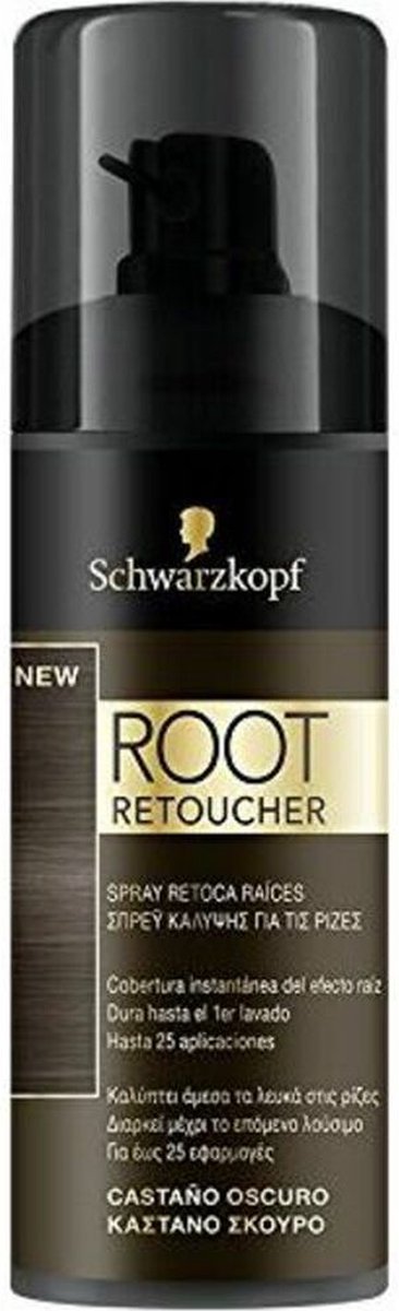 Touch-up haarlak voor wortels Root Retoucher Syoss Donkerbruin (120 ml)