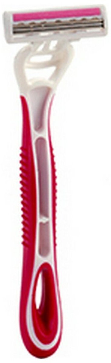 Berilo Scheermessen Wegwerp Dames 11,5 Cm Roze/wit 4 Stuks