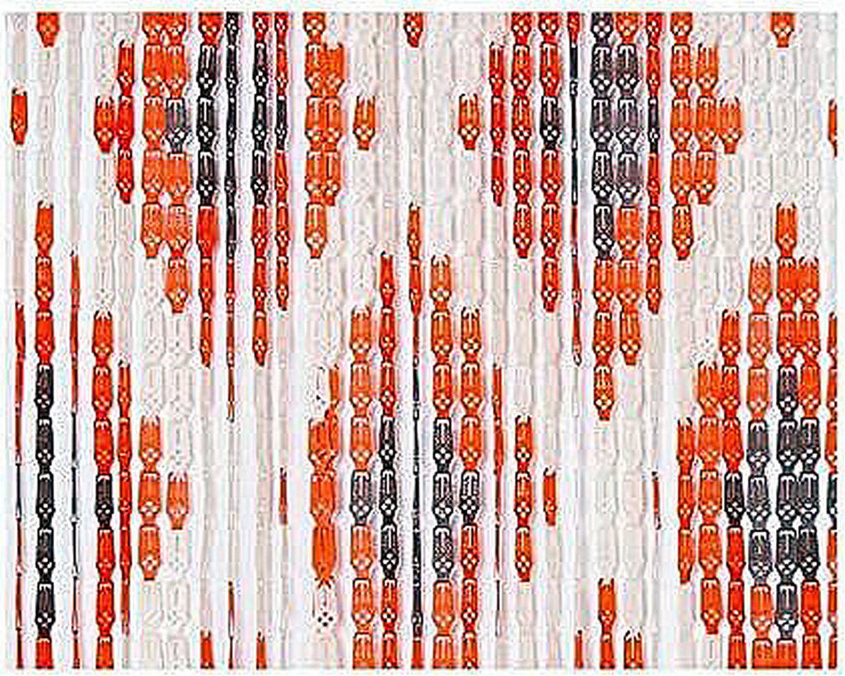 Gordijn EDM 90 x 210 cm Oranje Polypropyleen
