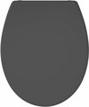Toiletbril Gelco Donker grijs Zilverkleurig