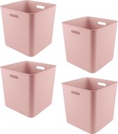 Sunware - Boîte cube Basic rose - Set de 4