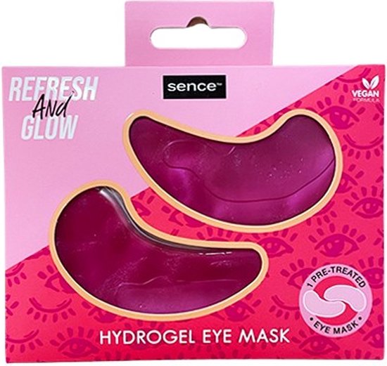 Lip en Oogmasker Set Hydrogel Eye Mask / Lip Mask Roze bol