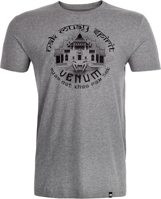 T-shirt Venum Thai Temple Coton Grijs taille L