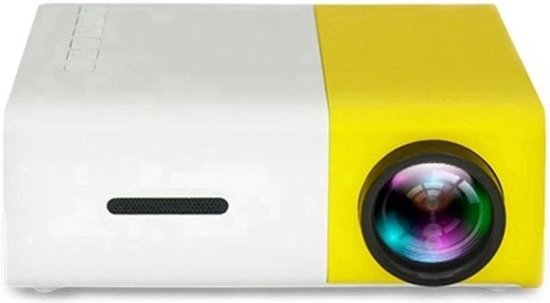 Vitafa Mini Beamer - Mini Projector - Mini beamer projector - Pocket beamer projector - Beamer scherm smartphone - Bluetooth en Wifi - Blauw met Tas