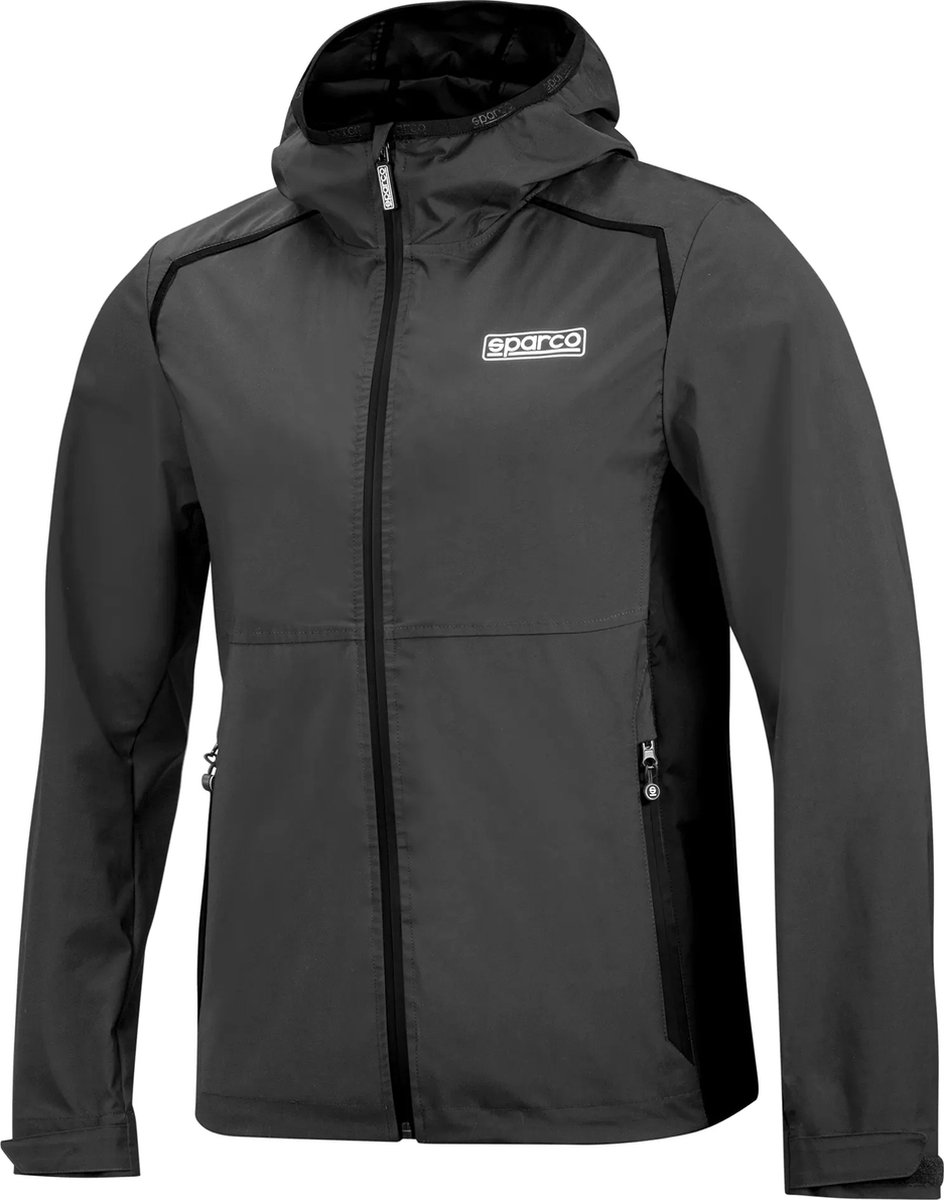 Sparco Windbreaker - Grijs/Zwart - Maat XXL