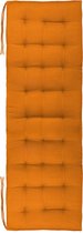 Bankkussen, outdoor/indoor, 27 stiksels, ca. 140 x 40 x 4 cm, oranje