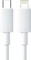 iPhone kabel - USB-C - 1 Meter Lightning to USB-C cable - Apple USB-C naar Lightning oplader kabel voor iPhone /iPad pro - Oplaadkabel voor Apple iPhone 14/ 14Pro/ 14Pro Max/ XR / XS Max / XS / X voor Apple iPad - 1m - Wit