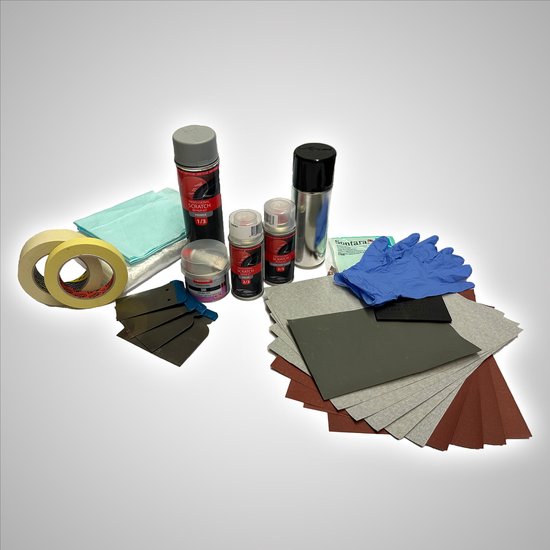 Autolak reparatieset AUDI Kleurcode LY7Q | 150ml - Atlas Gray Metallic