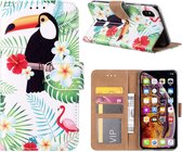 City hoesje – Bookcase iPhone XS Max incl. Pasjeshouder Toekan