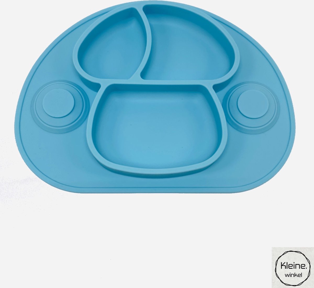 Placemat voor kinderen - kinderservies - baby bordje - 2 zuignappen - siliconen antislip