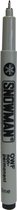O.H.P. marker zwart 0.5 - 1.0mm non permanent (12 stuks)