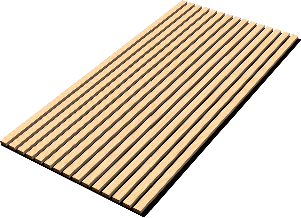 Akoestisch Wandpaneel Vang set van 8 mdf 5,76 m² eiken