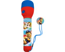 foto van Paw Patrol kinder zaklamp/leeslamp - rood/blauw - kunststof - 16 x 4 cm