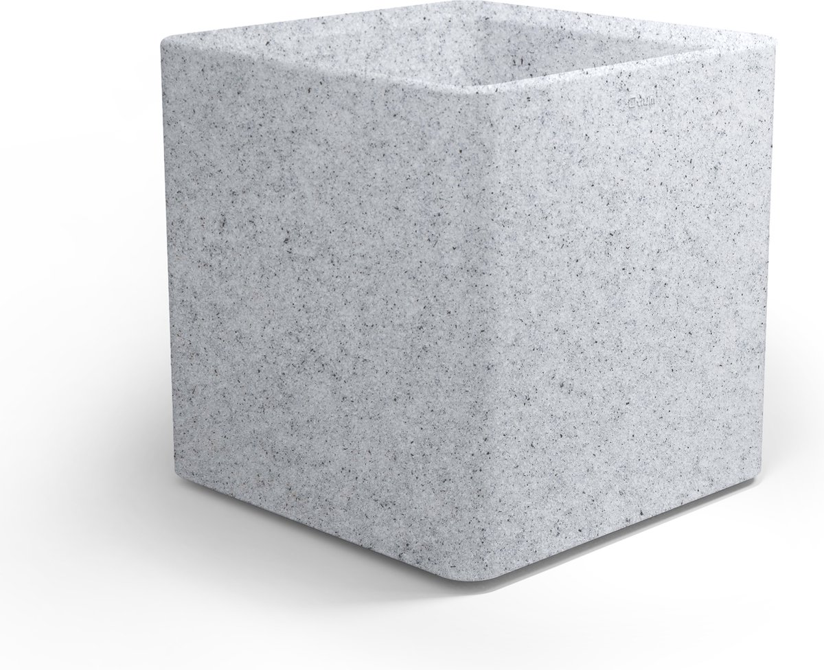 Otium bloempot dubbelwandig Quadris 60 cm light stone - PROMO