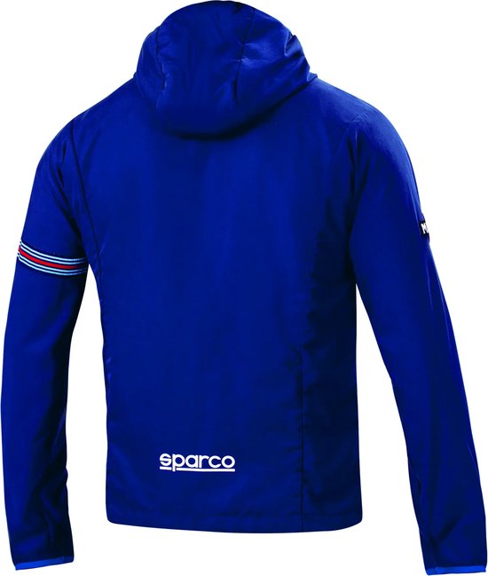 Sparco WINDSTOPPER MARTINI RACING Marineblauw - Lichtgewicht Waterafstotende Jas met Iconische Martini Racing Details - Marineblauw - Maat - xl van Sparco — afbeelding 2