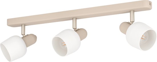 EGLO Corato Spot - E14 - 52 cm - Wit/Beige - Staal/Glas