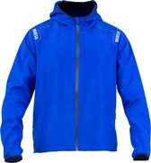 Sparco WILSON Windstopper - Windbestendig Jack met Lichtgewicht Waterafstotende Capuchon - L - Lichtblauw