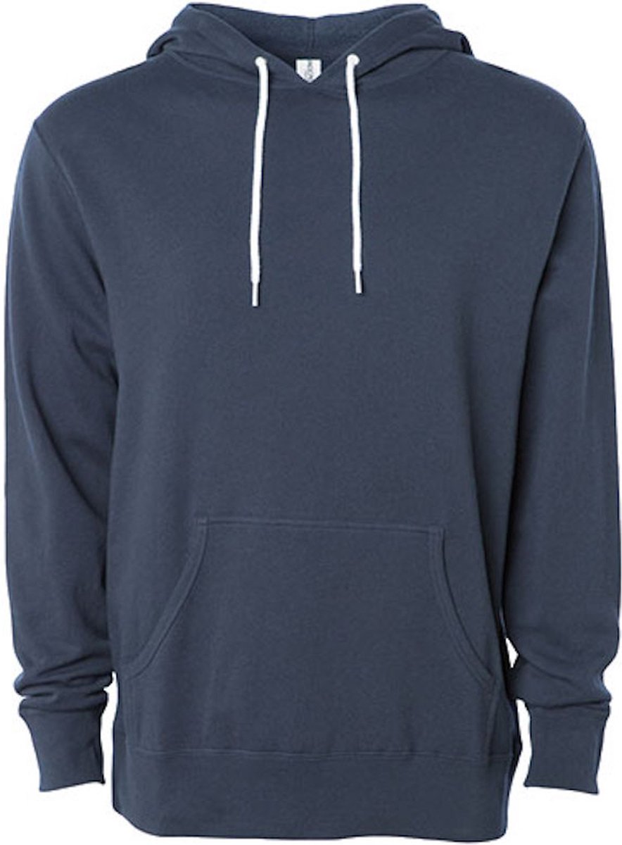 Independent Unisex Lightweight Hooded Pullover Slate XS Blauw