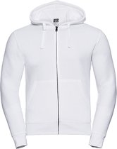 Authentic Full Zip Hoodie Sweatshirt 'Russell' White - XXL